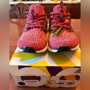 Adidas UltraBoost 3.0 Collegiate Burgundy. Size 8.5 NIB